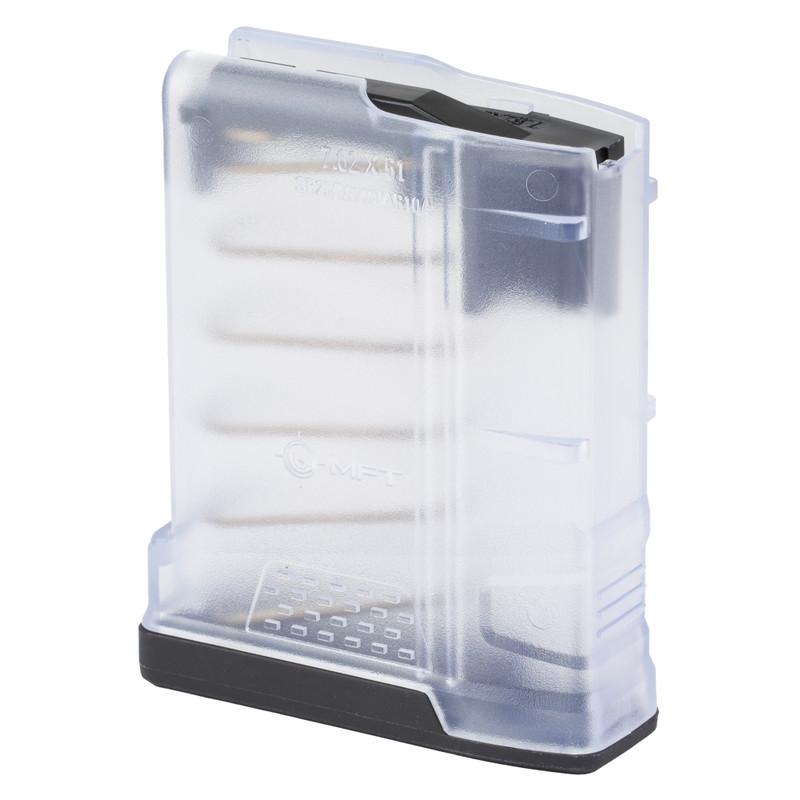 Mission First Tactical Extreme Duty AR-10 .308 Win/7.62 NATO 10rd Rifle Magazine - Translucent Clear - Image 2