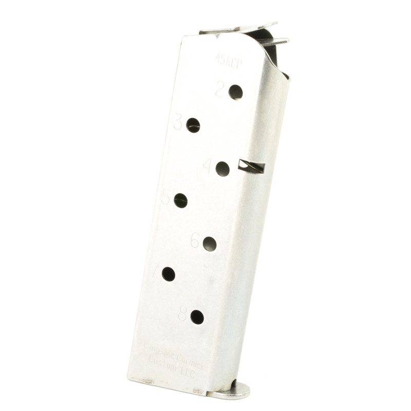 CMC Products Match Grade 1911 .45 ACP 8rd Pistol Magazine - Silver - Image 2