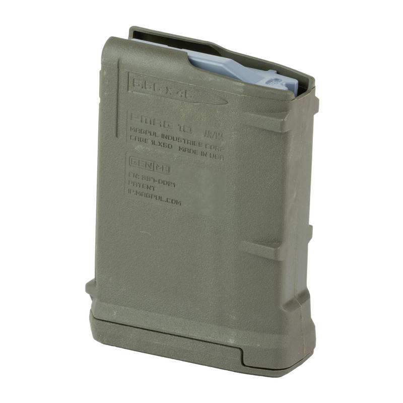 Magpul Industries M3 AR Rifles .223 Rem/5.56 NATO 10rd Rifle Magazine - Olive Drab Green - Image 2