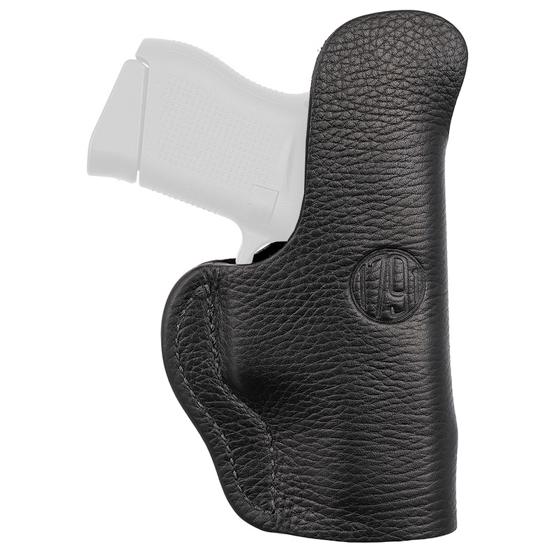 1791 Gunleather Optic Ready Light Bearing Smooth Concealment Black Inside Waistband Holster for Glock 48 with Light - Image 2