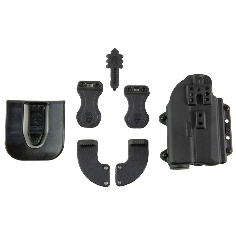 Alien Gear Holsters Photon Holster Black Outside Waistband Holster for Sig P320c with Light