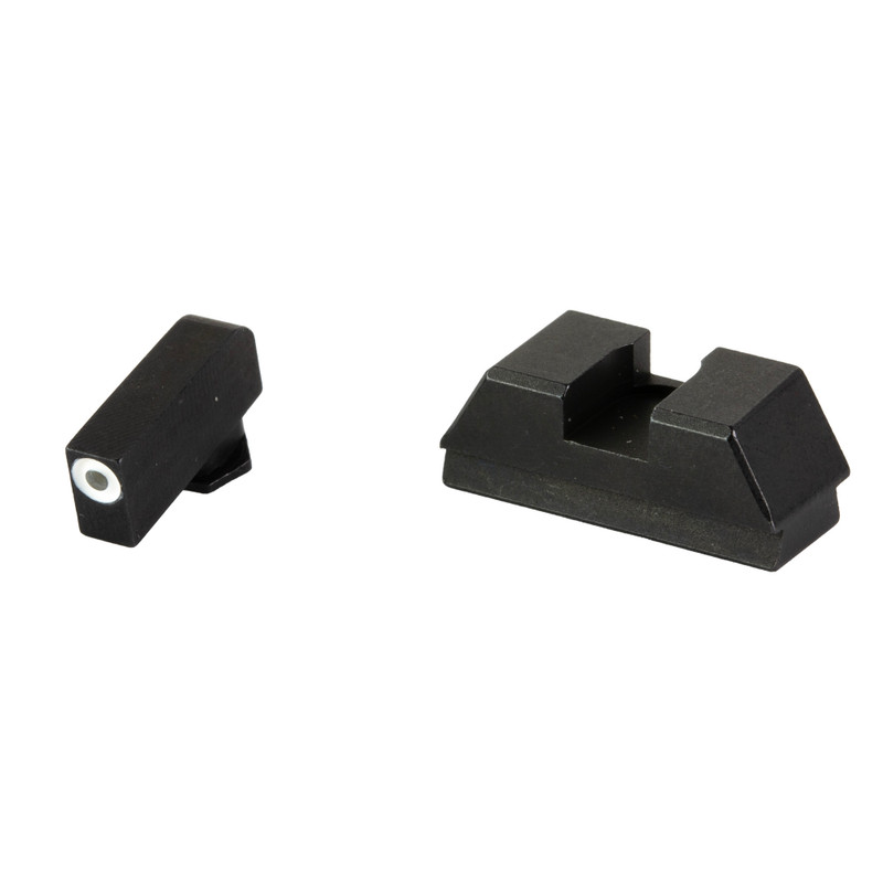 AmeriGlo Optic Compatible Sets for Glock Sights for Glock 48/43X Trit Grn/wht