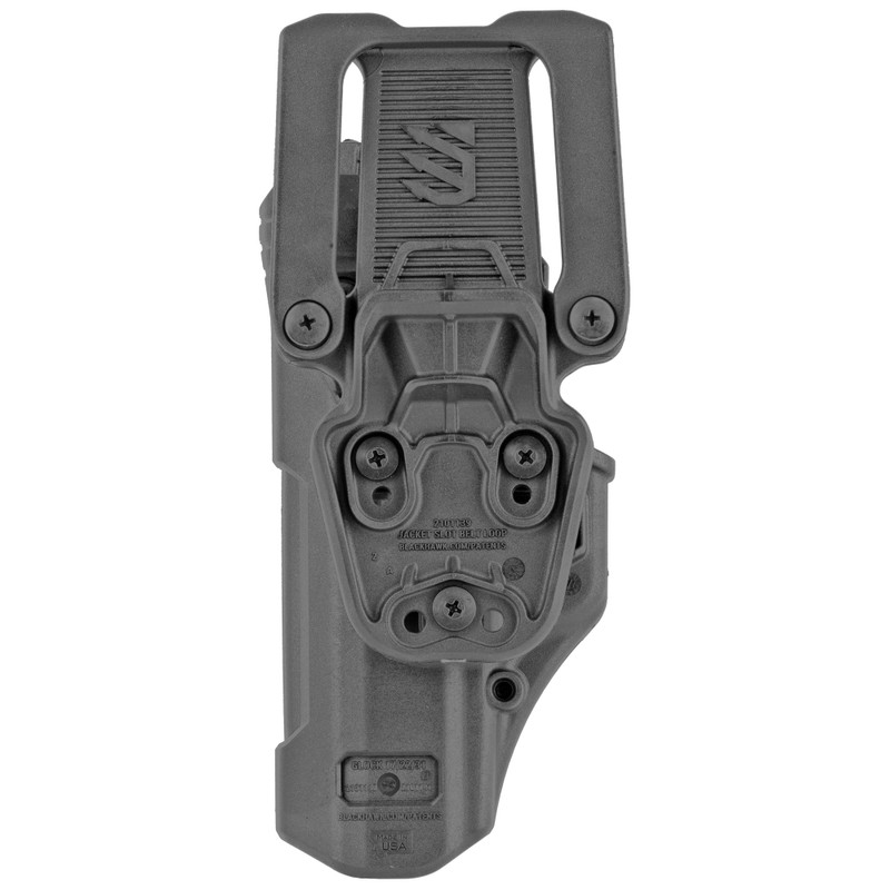 BLACKHAWK T-Series Black Duty Holster for Glock 17 - Image 2