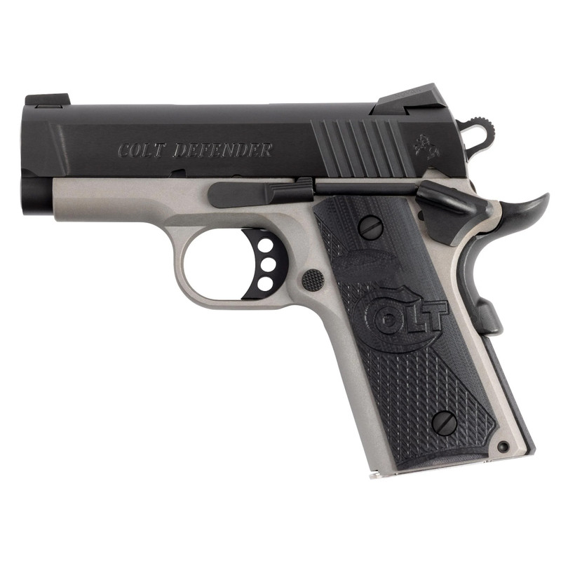 Colt's Manufacturing Defender 45 ACP 3in 7rd Semi-Auto Pistol Bk/sv