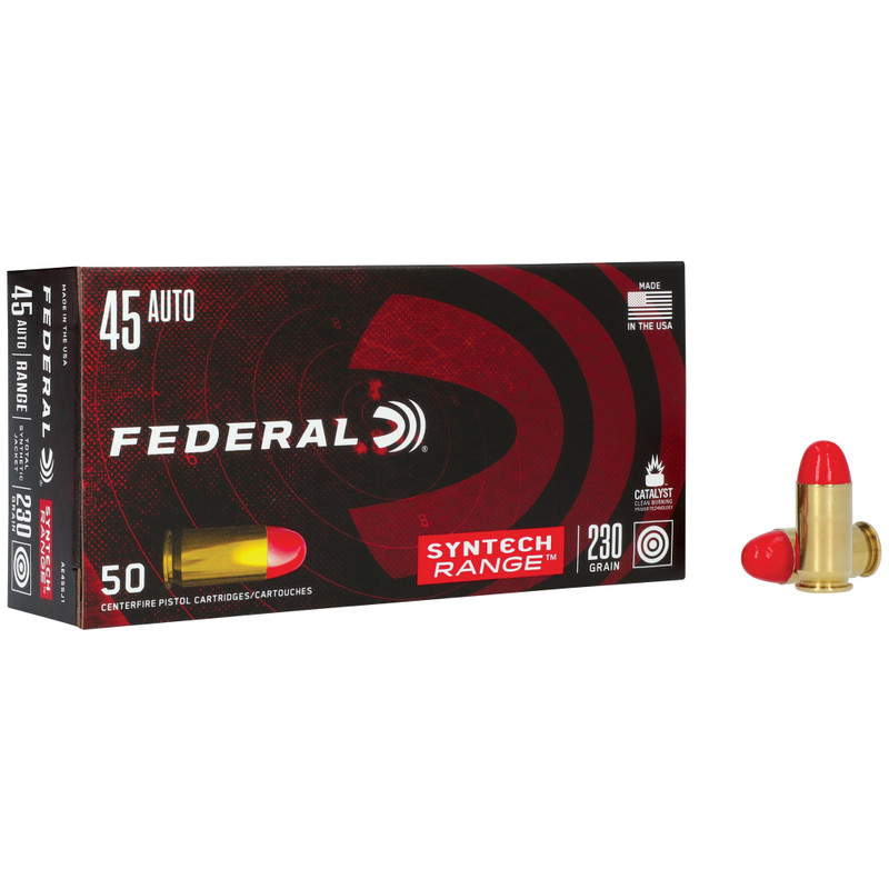 Federal American Eagle 45 ACP 230gr Total Synthetic Jacket Handgun Ammo - 50rd Box