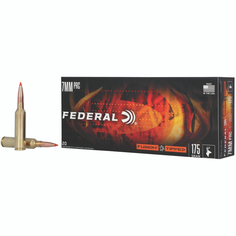 Federal Fusion 7MM PRC 175gr Polymer Tip Rifle Ammo - 20rd Box - Image 2