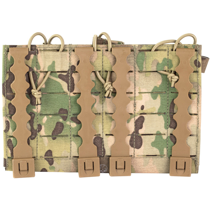Grey Ghost Gear Compact Triple Mag Panel 5.56 MultiCam Pouch - Image 2