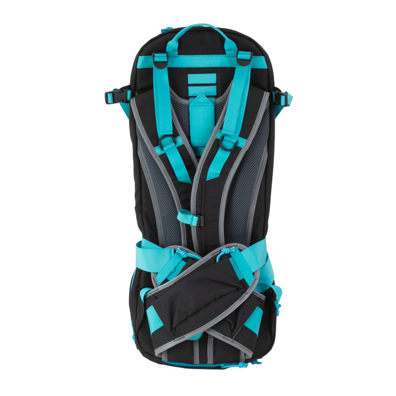 Grey Ghost Gear Apparition Short Barrel Rifle Bag Backpack Solid Black W/cyan - Image 2