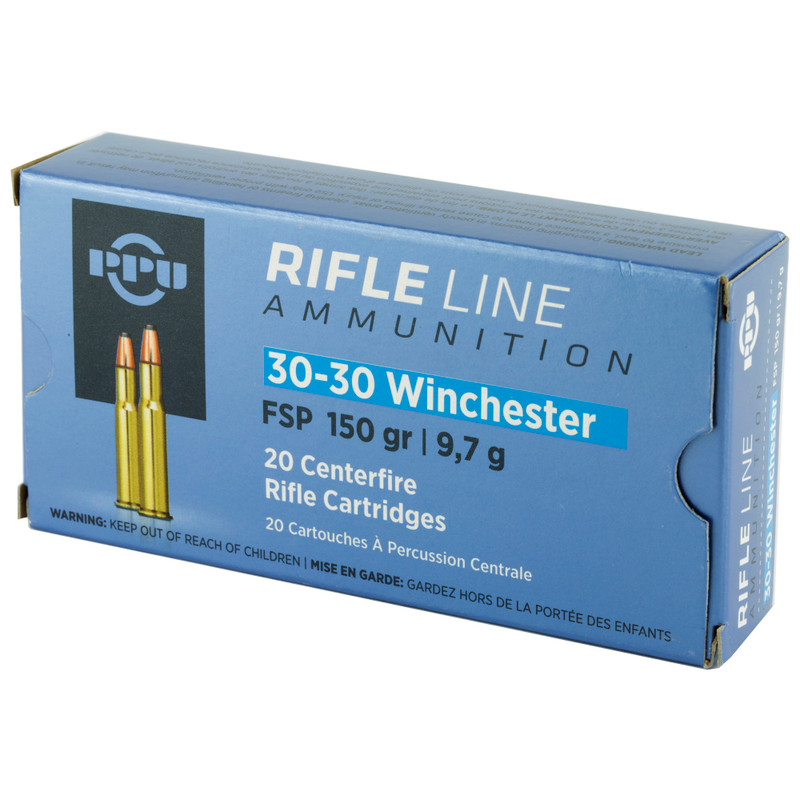Prvi Partizan Rifle 30-30 Winchester 150gr Flat Soft Point Rifle Ammo - 20rd Box - Image 2