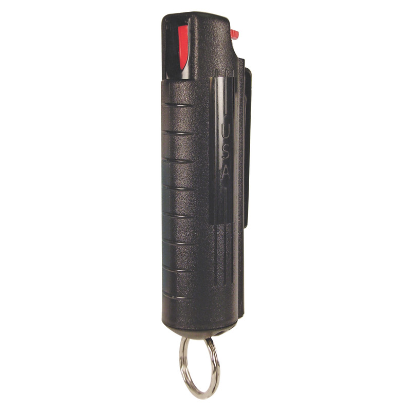 PS Products Blue Heat Pepper Spray Ppr 5oz Kychn Black