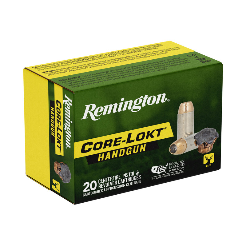 Remington Core-Lokt 45 Colt 237gr Hollow Point Handgun Ammo - 20rd Box
