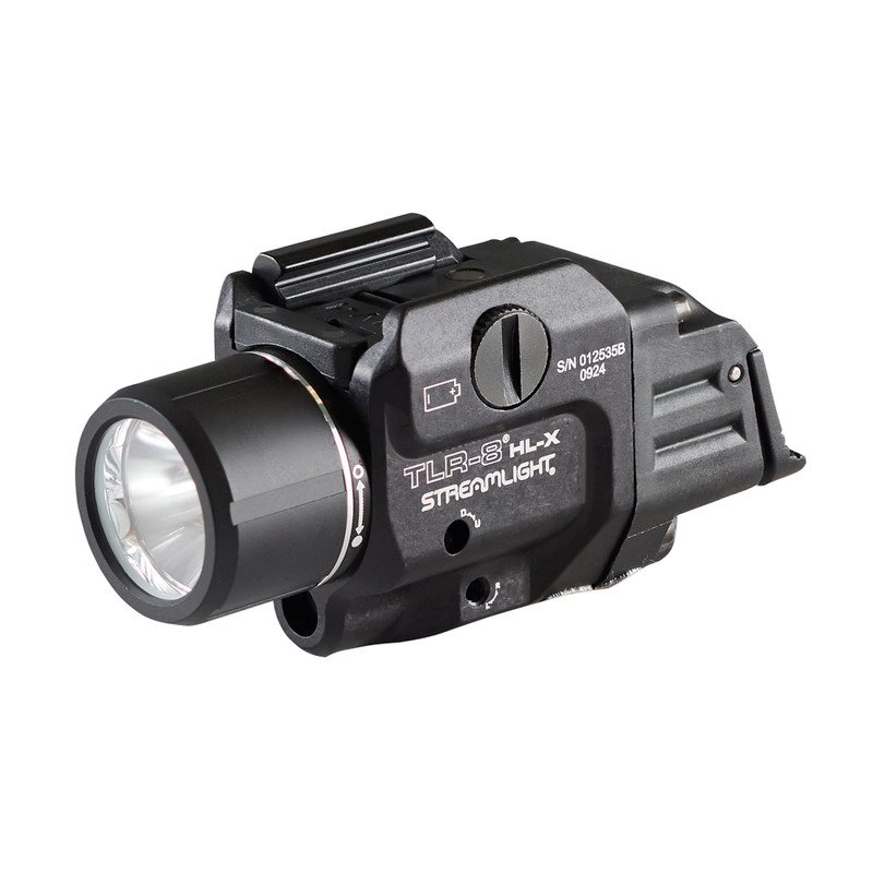 Streamlight TLR-8 HL-X Black Weaponlight w/Laser for Picatinny Red