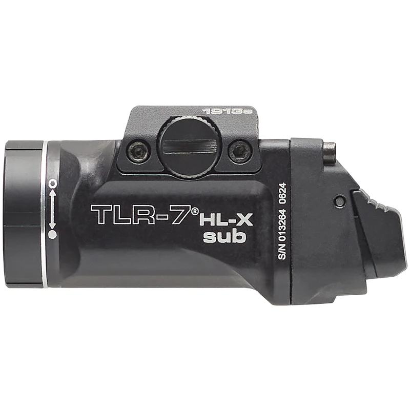 Streamlight TLR-7 HL-X Sub Black Weaponlight for Pistol and Picatinny