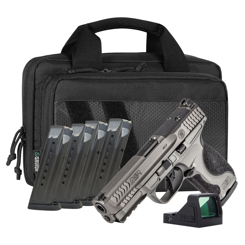 Smith & Wesson M&P M2.0 9mm 4.25in 17rd Semi-Auto Pistol Mtl Or Bundle