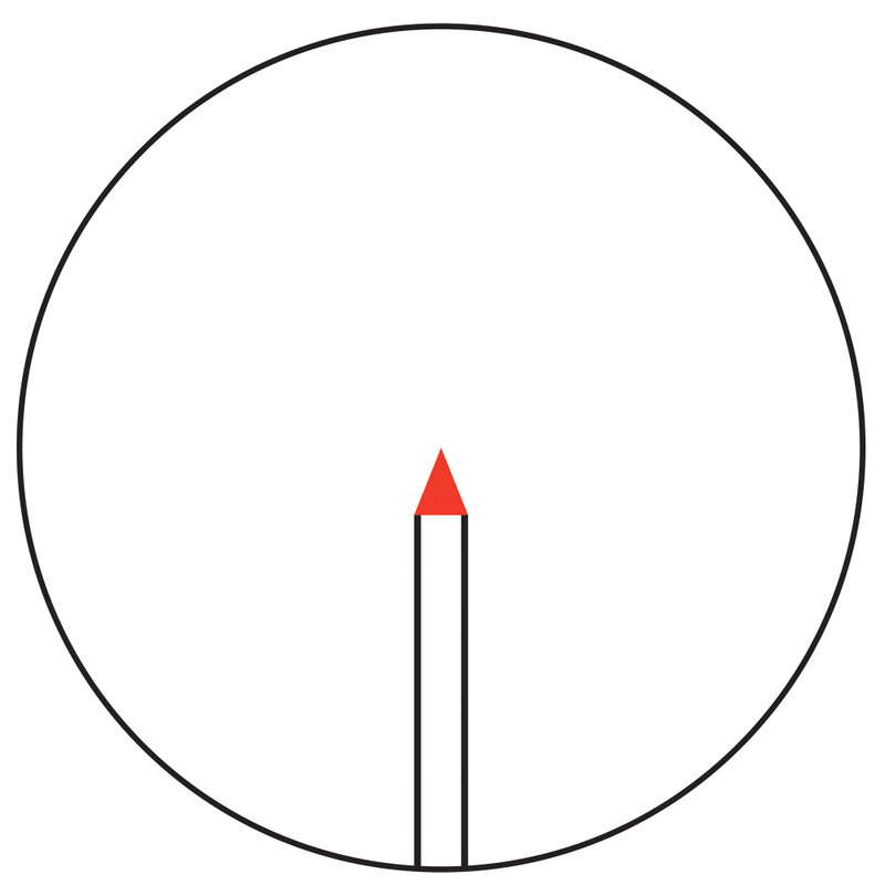 Trijicon AccuPoint 1-6x24mm BAC Red Triangle Post Reticle LPVO Rifle Scope - Image 4