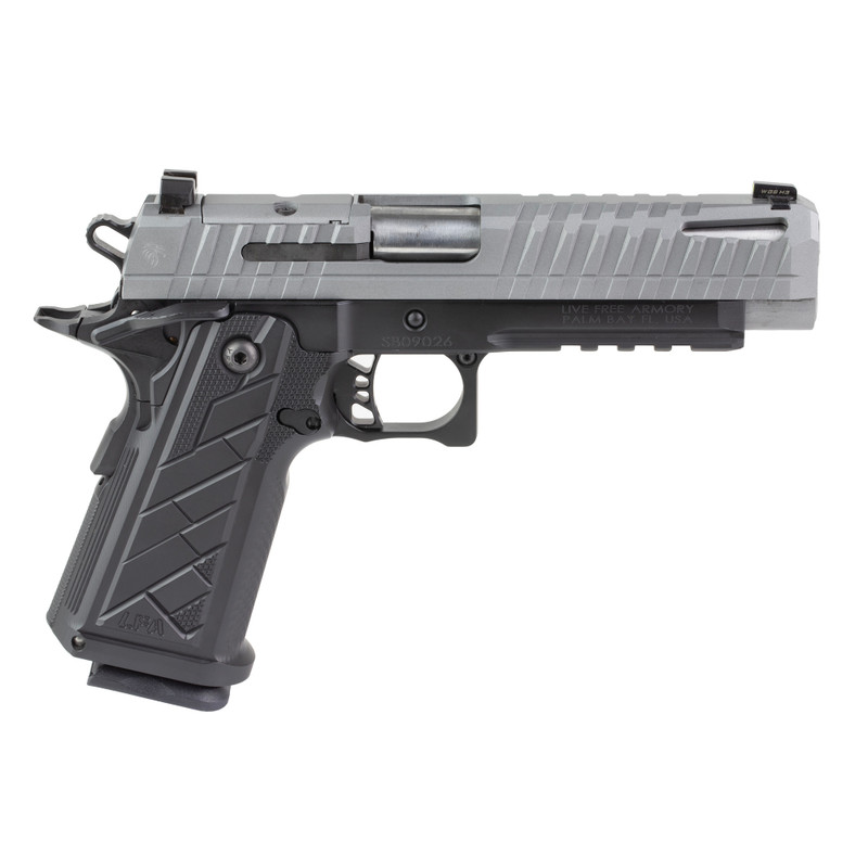 Live Free Armory Apollo 11 V2 9mm 4.9in 18rd 1911 Pistol Gray - Image 2