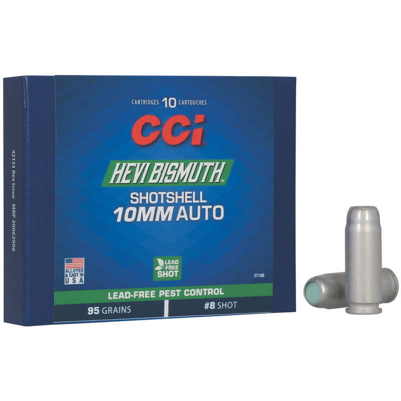 CCI Ammunition Hevi Bismuth 10mm Shotshell Handgun Ammo - 10rd Box - Image 2