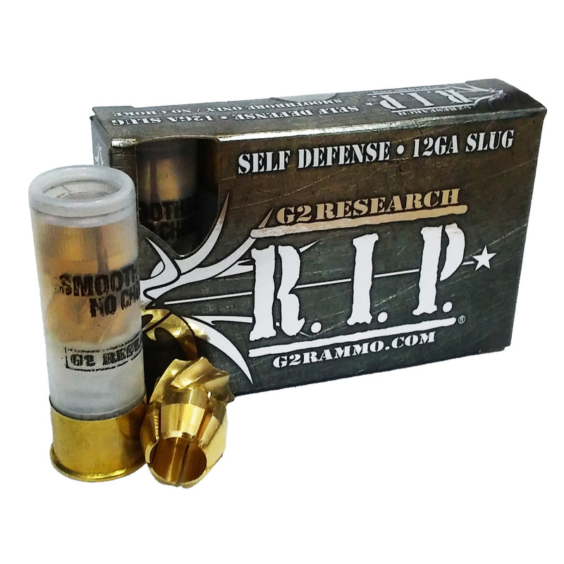 G2 Research RIP 12 Gauge 2.75 in 122gr Slug Shotgun Ammo - 5rd Box