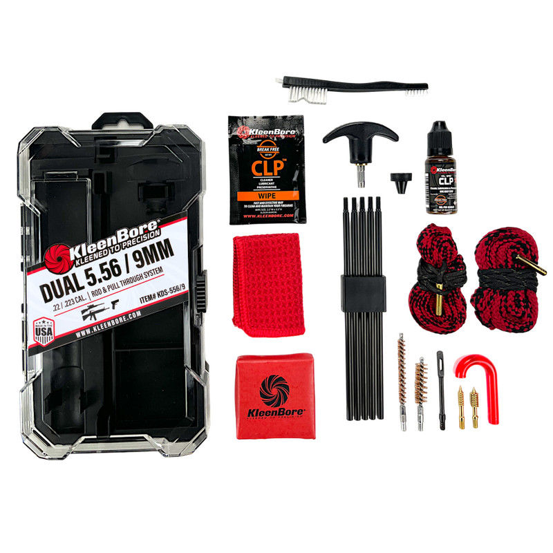 Kleen-Bore Dual-Kleen Cleaning Kit for 9MM/556