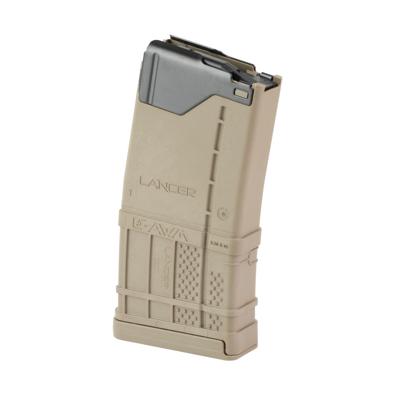 Lancer Systems L5 Advanced Warfighter AR Rifles 223 Remington 15rd Magazine Opaque Flat Dark Earth - Image 2