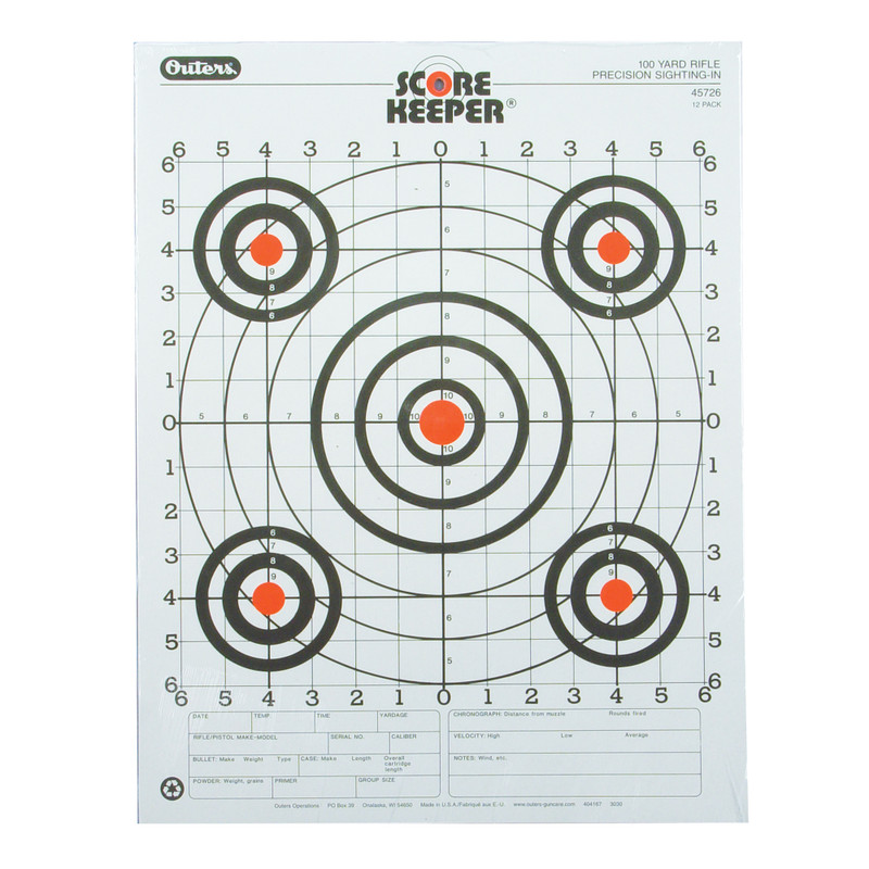 Champion Traps & Targets Orange Bull Target