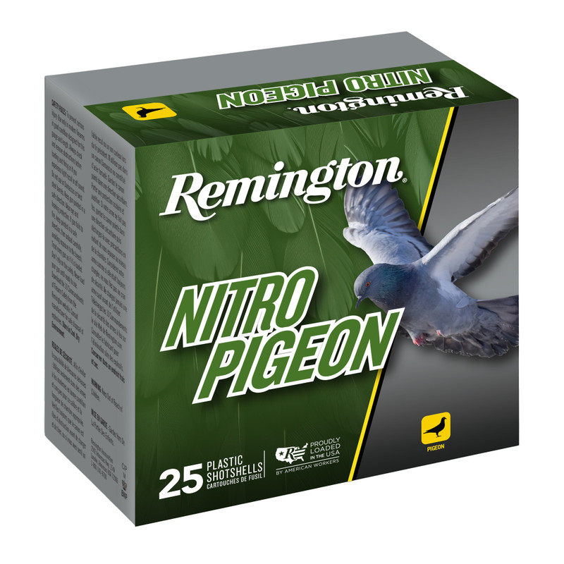 Remington Nitro Pigeon 12 Gauge 2.75 in #7.5 Shot Copper Shotgun Ammo - 25rd Box