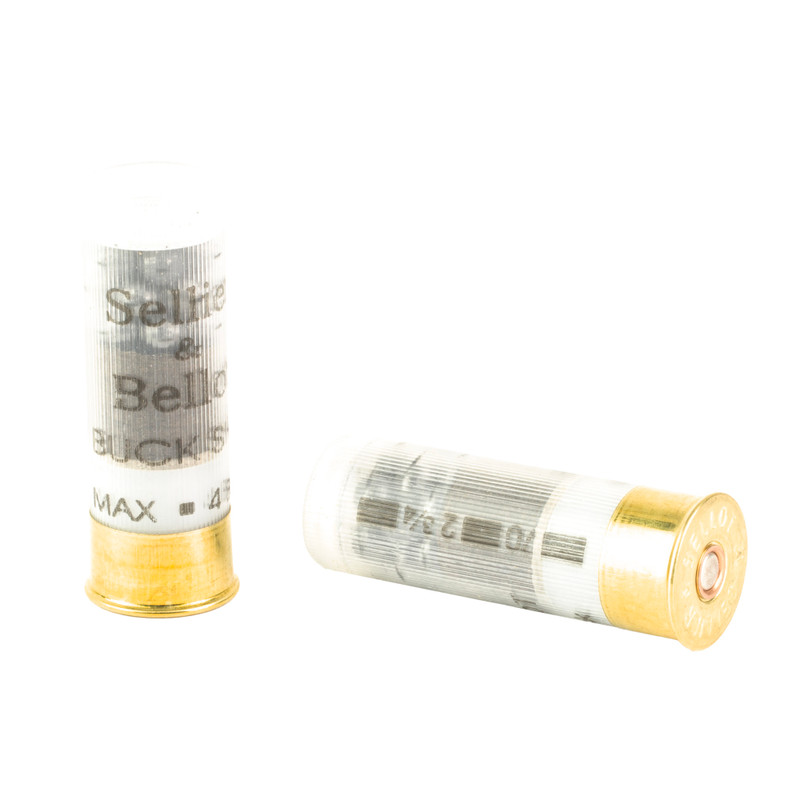 Sellier & Bellot Shotshell 12 Gauge 2.75 in 4 Buck Buckshot Shotgun Ammo - 10rd Box - Image 4