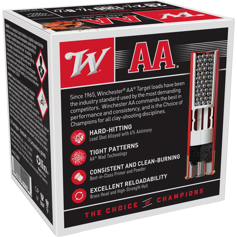 Winchester Ammunition AA 28 Gauge 2.75 in #8 Shot Shotshell Shotgun Ammo - 25rd Box Spr Spt - Image 2