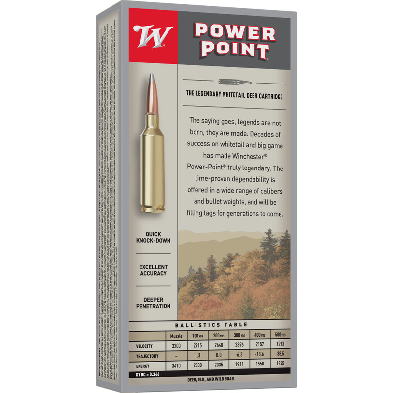 Winchester Ammunition Super-X 7MM WSM 150gr Power Point Rifle Ammo - 20rd Box - Image 2