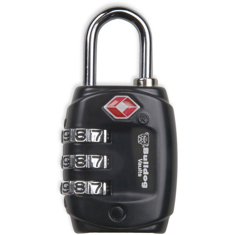Bulldog Cases TSA Travel Gun Lock with Steel Shackle - Black