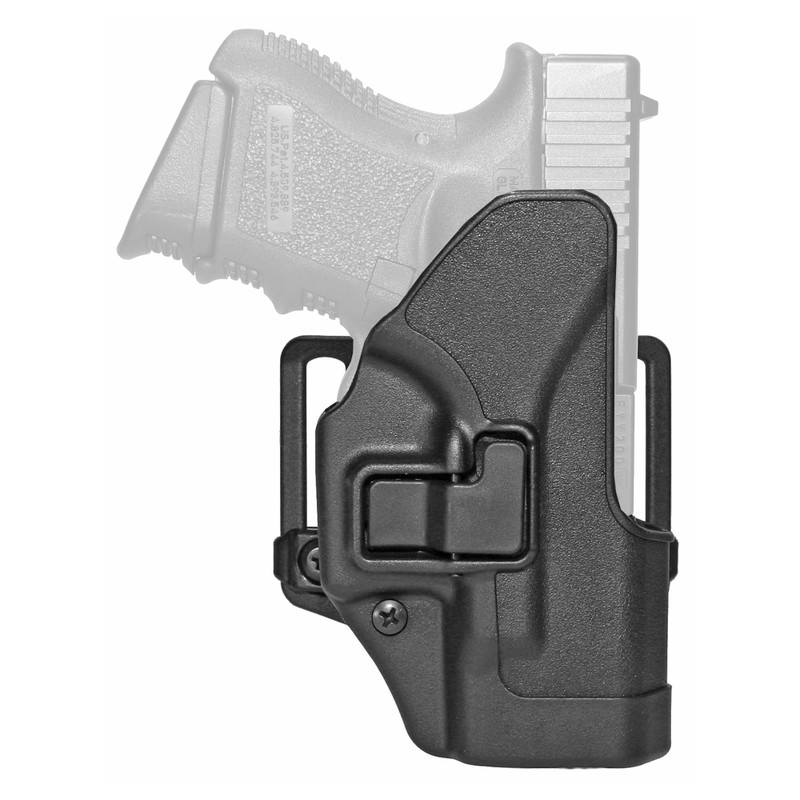 Blackhawk SERPA CQC Level 2 Duty Holster - Glock 26/27/33, Right Hand, Black Polymer