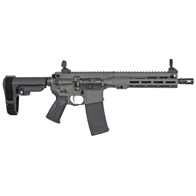 LWRC IC MKII AR Pistol - 5.56 NATO, 10.5in Threaded, 30rd, SBA3 Brace, Tungsten Gray - additional view 2