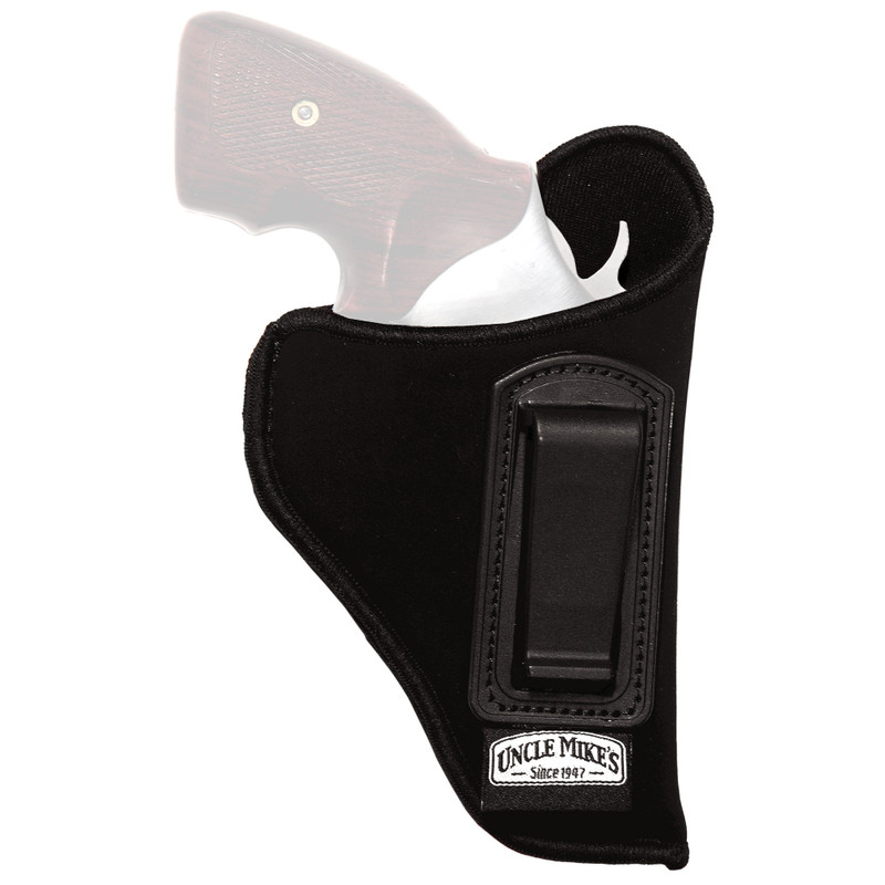 Uncle Mike's Inside-the-Pant Holster - Size 16, Medium Frame Auto 3.75in, Right Hand, Black Suede