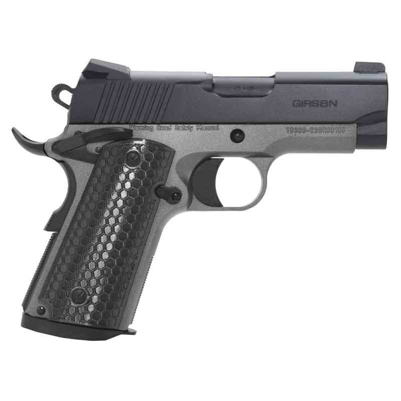 Girsan MC1911SC Untouchable 45 ACP 3.4in 6rd Semi-automatic Pistol Black, Silver - additional view 2