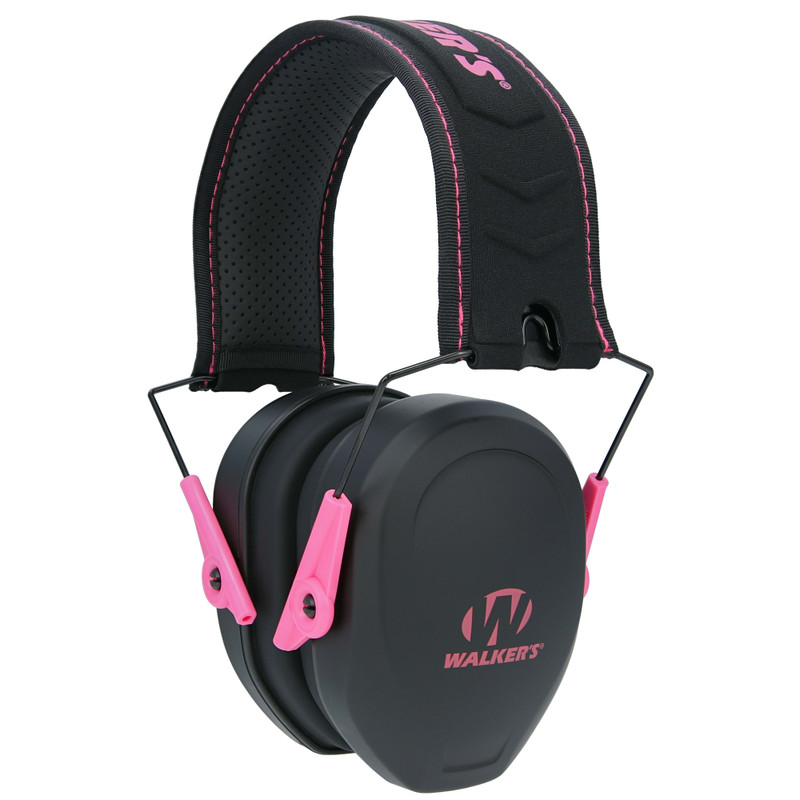 Walker's Razor Compact Earmuff Hearing Protection Pink
