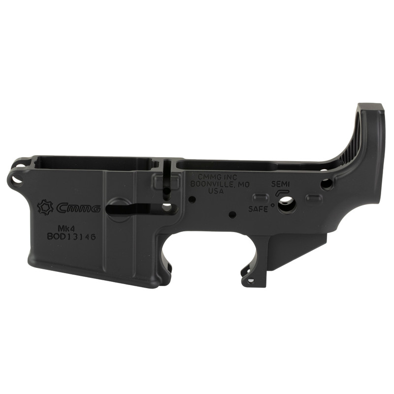 CMMG MK4 AR-15 Stripped Lower Receiver Armor Black - View 1