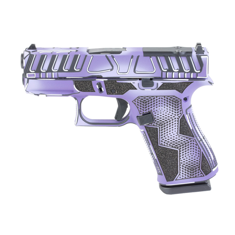 Glock 43X MOS 3.41" 9mm 10rd Pistol Anime Purple