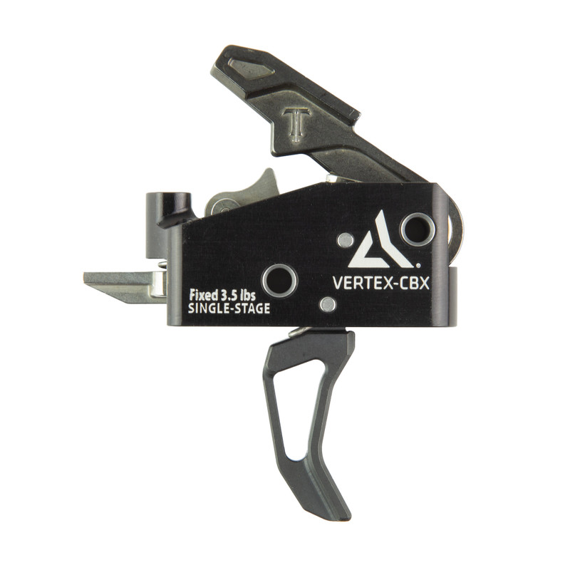 Radian Weapons Vertex CBX Curved Trigger Black, Silver - View 1