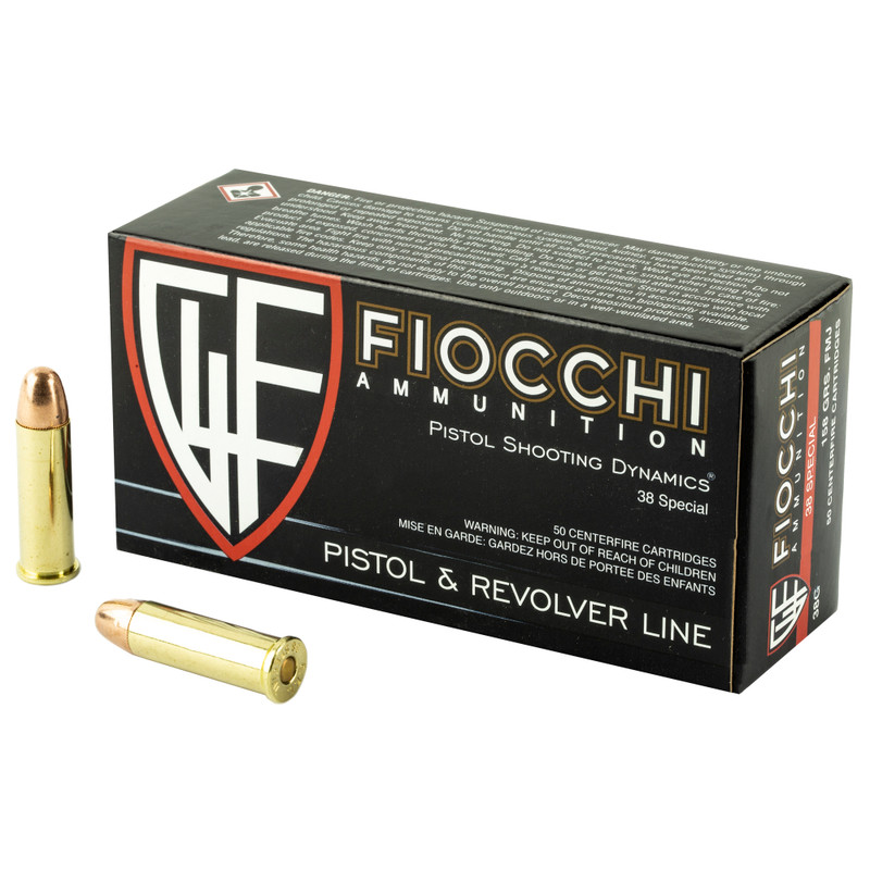 Buy Fiocchi Centerfire Pistol | 38 Special Cal | 158 Grain | Full Metal Jacket | Handgun Ammo at the best prices only on utfirearms.com