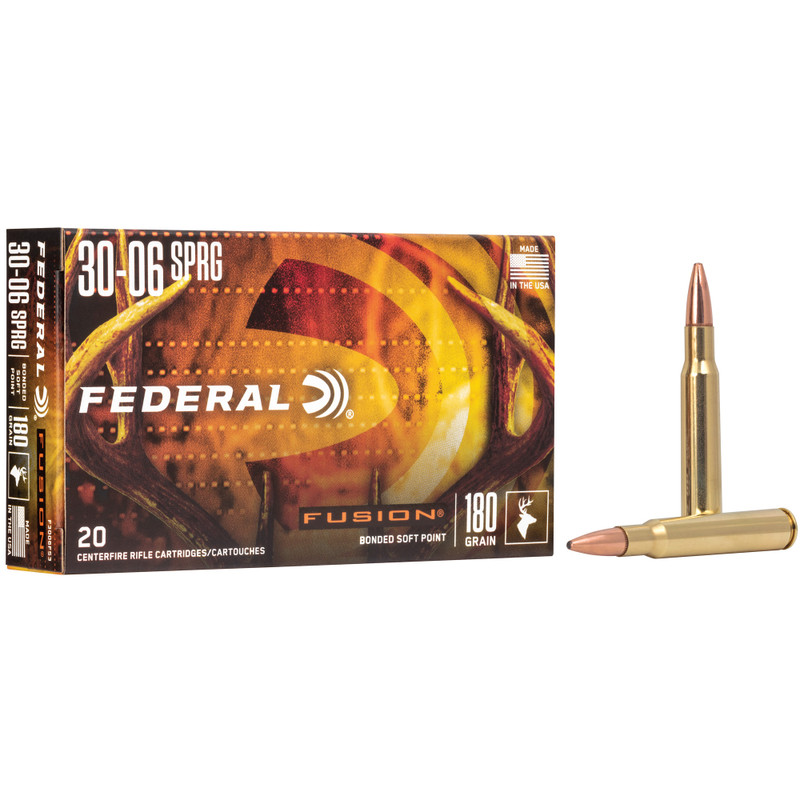 Buy Fusion | 30-06 Springfield Cal | 180 Grain | Boat Tail | Rifle Ammo at the best prices only on utfirearms.com