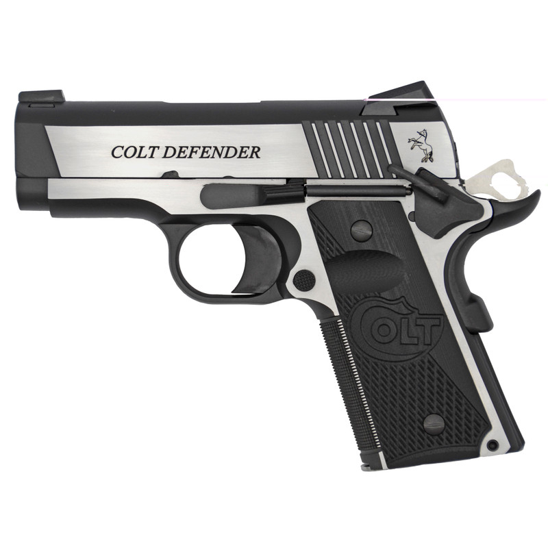 Colt Combat Elite Defender 45 ACP 3in 8rd 1911 Pistol Two-Tone