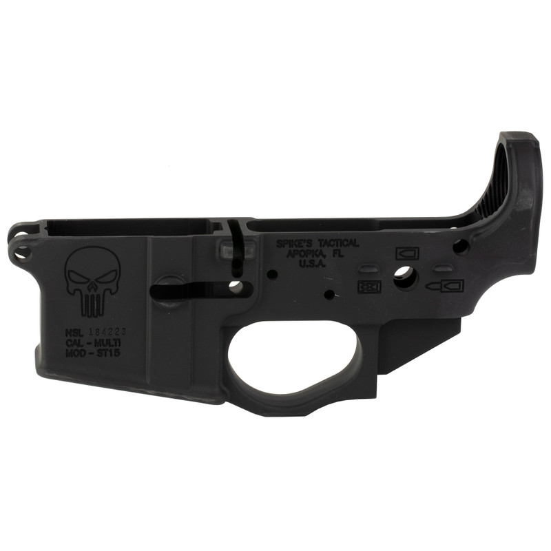Spike's Tactical Punisher Multi-Cal Stripped Lower Receiver Non-Color
