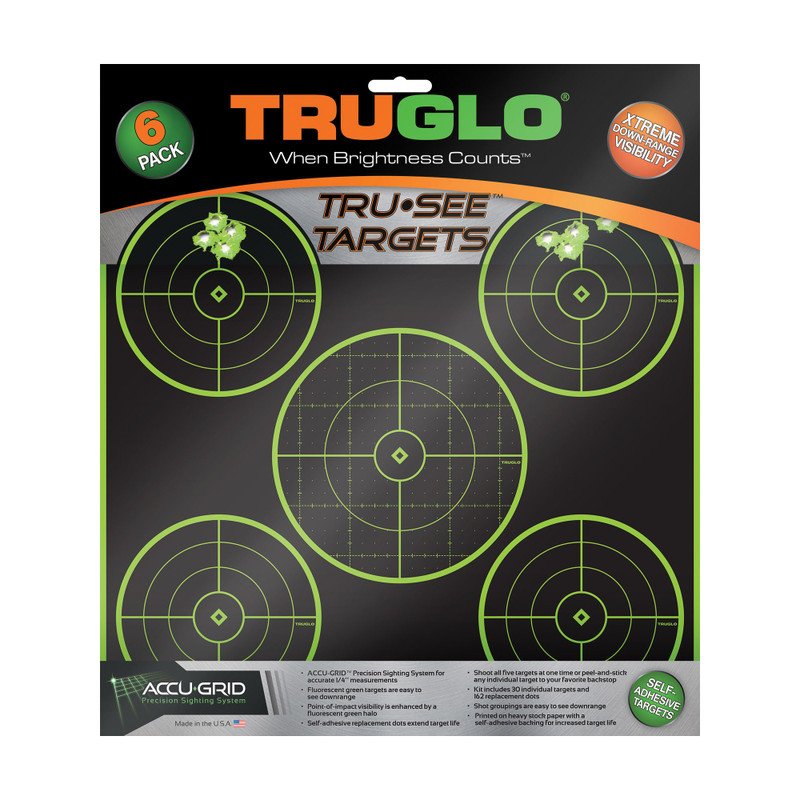 Buy Tru-See 5 Bull Target 12x12, 6 Pack at the best prices only on utfirearms.com