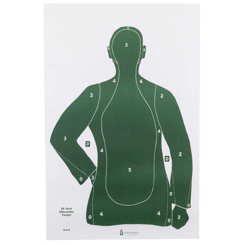 Buy B-21E Silhouette Target - Orange - 100 Pack at the best prices only on utfirearms.com