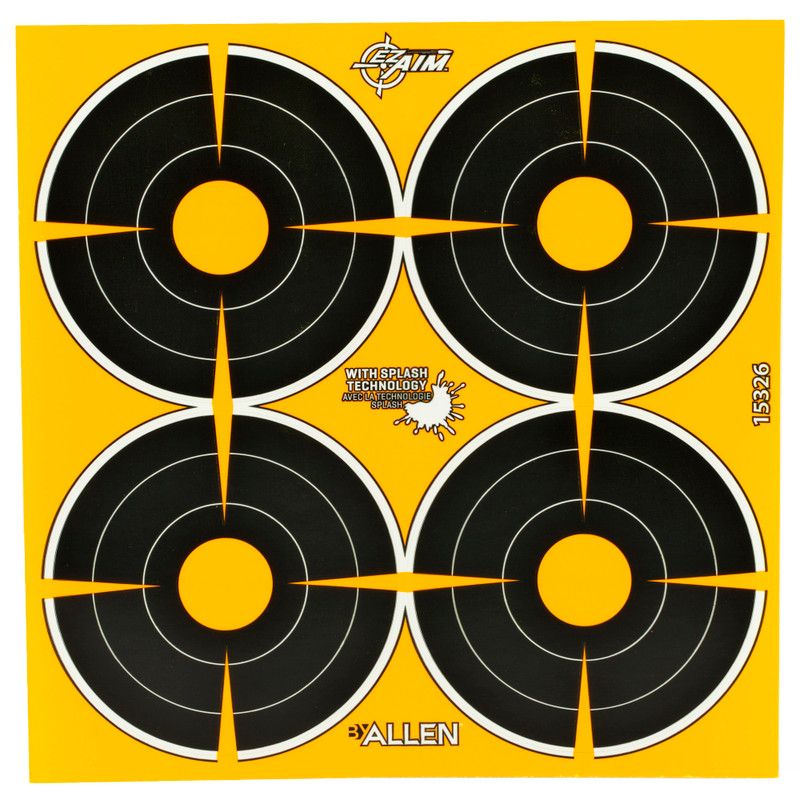 Buy Ez Aim 3" Bullseye Targets - 12 Sheets/Pack at the best prices only on utfirearms.com