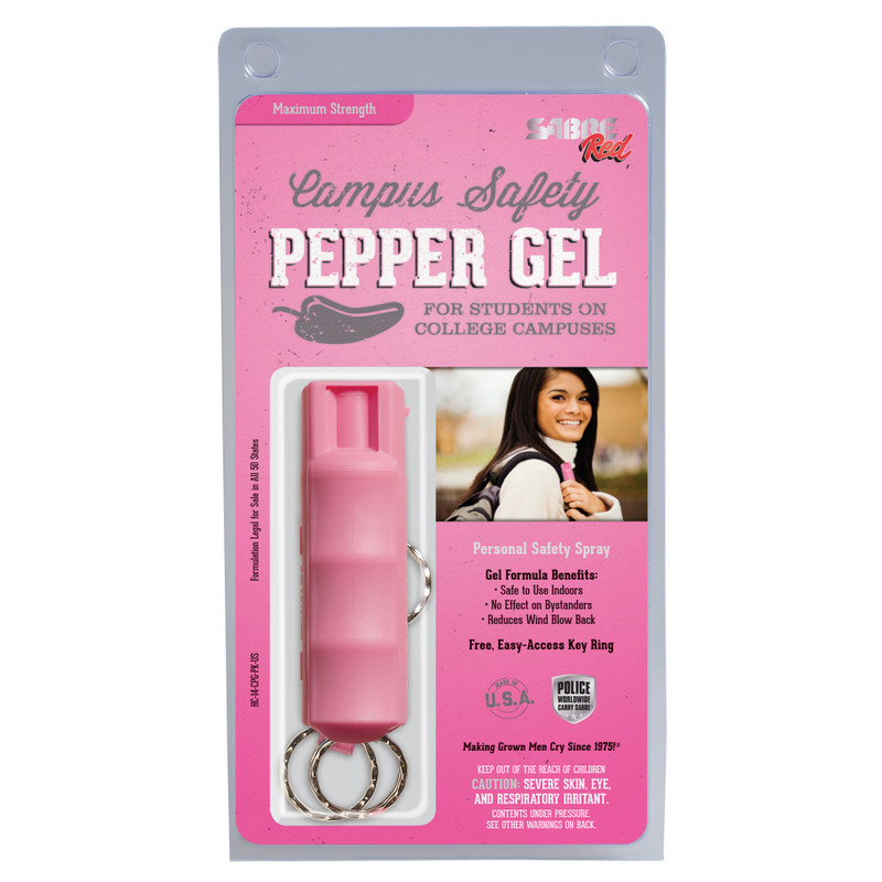 Buy Red Campus Safety Pepper Gel Keychain - SABHC-14-CPG-PK-US for Self Defense at the best prices only on utfirearms.com
