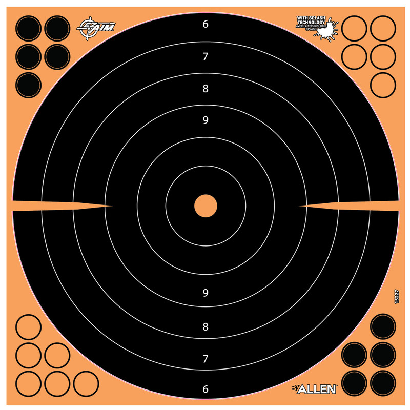 Buy EZ Aim 16-Inch x 16-Inch Bullseye - 5 Pack at the best prices only on utfirearms.com