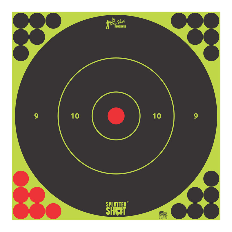 Buy Pro-Shot Target, 12" green bullseye, pack of 5 at the best prices only on utfirearms.com
