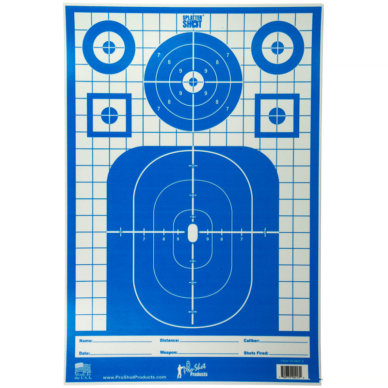 Buy Pro-Shot Target, Tactical Precision, pack of 8 at the best prices only on utfirearms.com