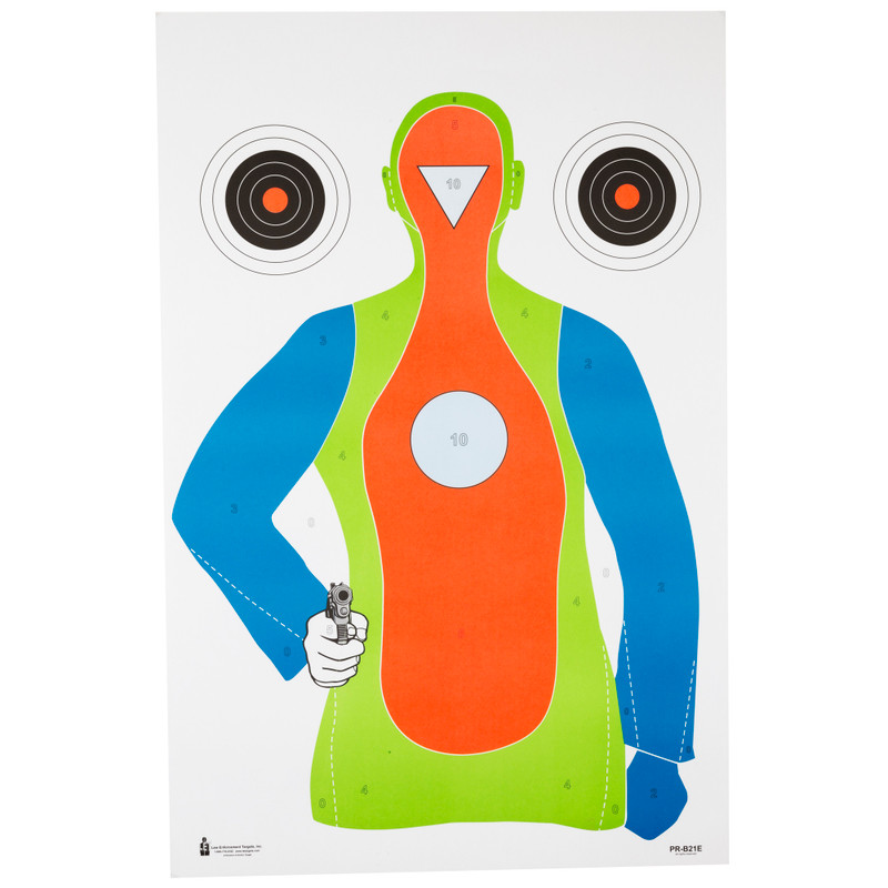 Buy Hi-Vis Fluorescent B-21E Target - 100 Pack at the best prices only on utfirearms.com